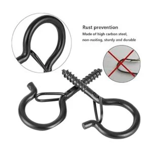 TAIHUIMY Paquete de 40 ganchos para colgar en forma de Q_3