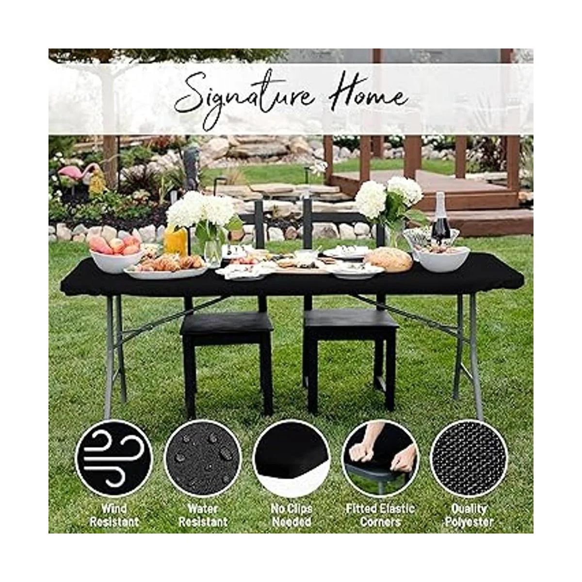 Signature Home Mantel ajustable de 4 pies mantel_2