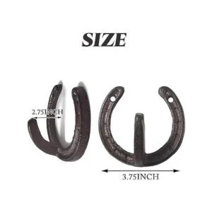 RONYOUNG 2 ganchos de herradura individuales occidentales_2