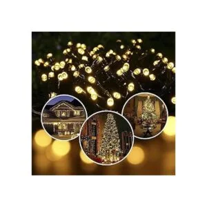 Woohaha Paquete de 2 luces solares de 100 luces LED de 39_3