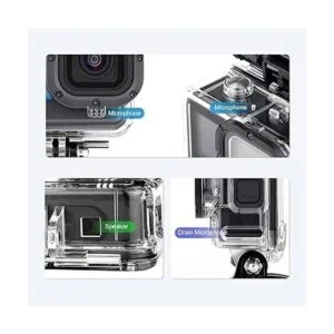 YALLSAME Funda abierta lateral para GoPro Hero 11 10 9_5
