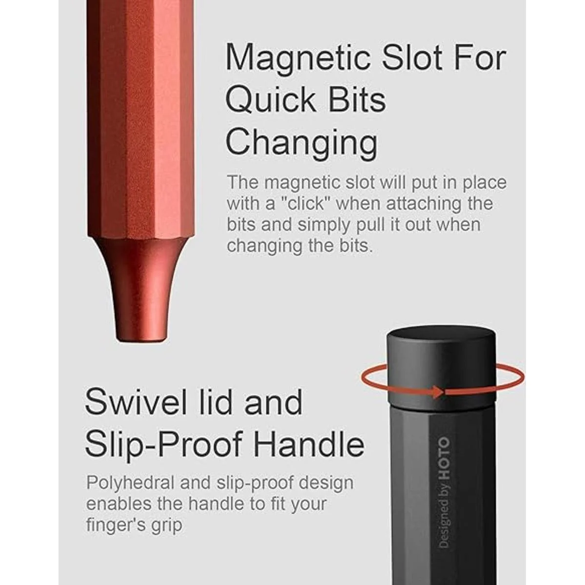 HOTO Juego de destornilladores de precisión 24 en 1 con_4