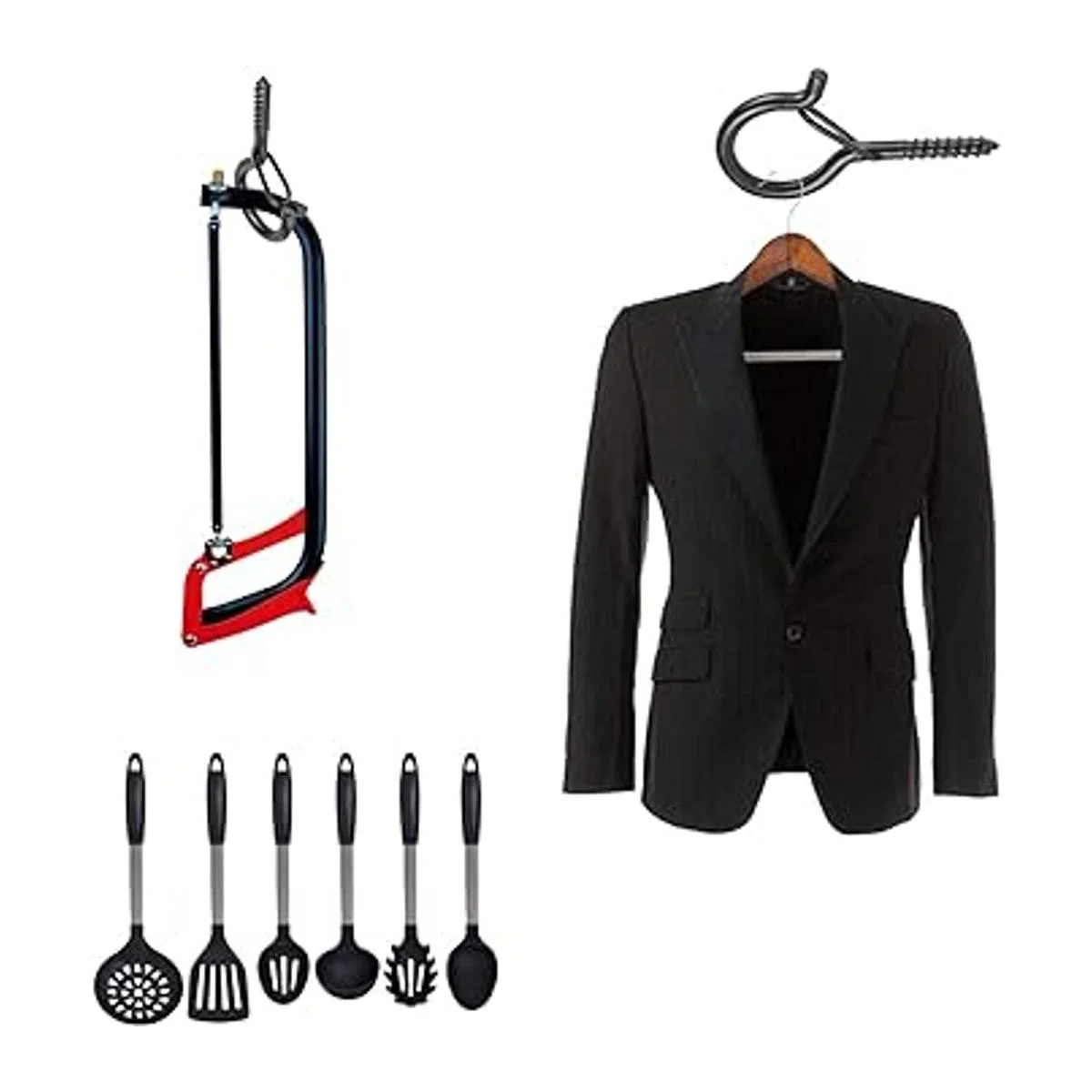 TAIHUIMY Paquete de 40 ganchos para colgar en forma de Q_6