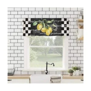 Cortinas de cenefa para ventana de cocina cenefas de_4