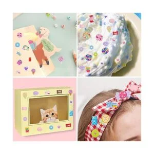 de caramelo paletas de resina con parte trasera plana_5