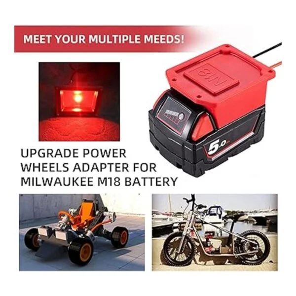 Adaptador de rueda de alimentación para Milwaukee 18 V_5