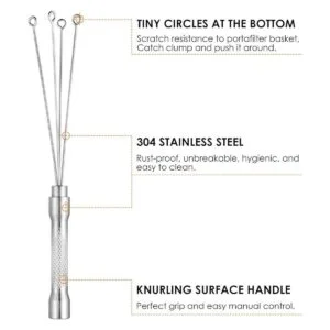 MATOW Agitador de café expreso mini batidor de acero_2