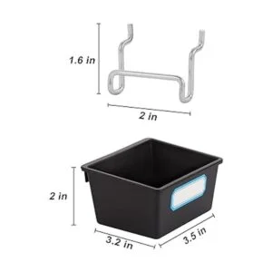 Paquete de 16 cubos para tablero de clavijas con ganchos y_5