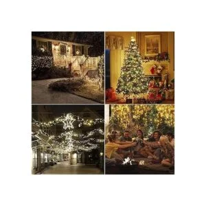 Woohaha Paquete de 2 luces solares de 100 luces LED de 39_7