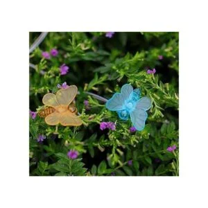 WSgift Guirnalda de luces solares de mariposa 16 pies 32_4