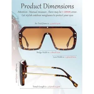 4 pares de gafas de sol siamés de una sola pieza espejo_3