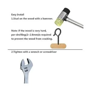 TAIHUIMY Paquete de 40 ganchos para colgar en forma de Q_7