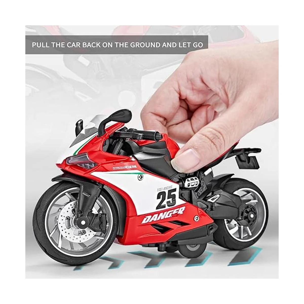 Modelo de motocicleta de tracción escala 112 de juguete_4