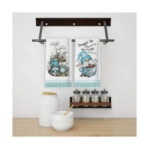 Seliem Hello Winter Gnome Joy Toalla de cocina con diseño_4