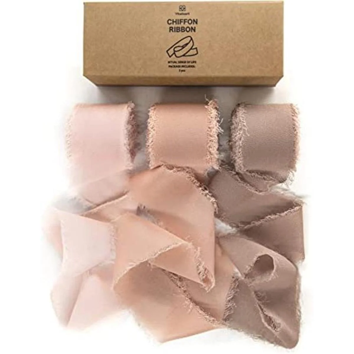 Vitalizart 3 rollos de cinta de gasa hecha a mano con_1