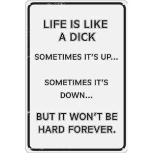 Toothsome Studios Life is Like A Dick 12.0 x 8.0 in_1