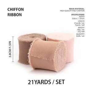 Vitalizart 3 rollos de cinta de gasa hecha a mano con_2