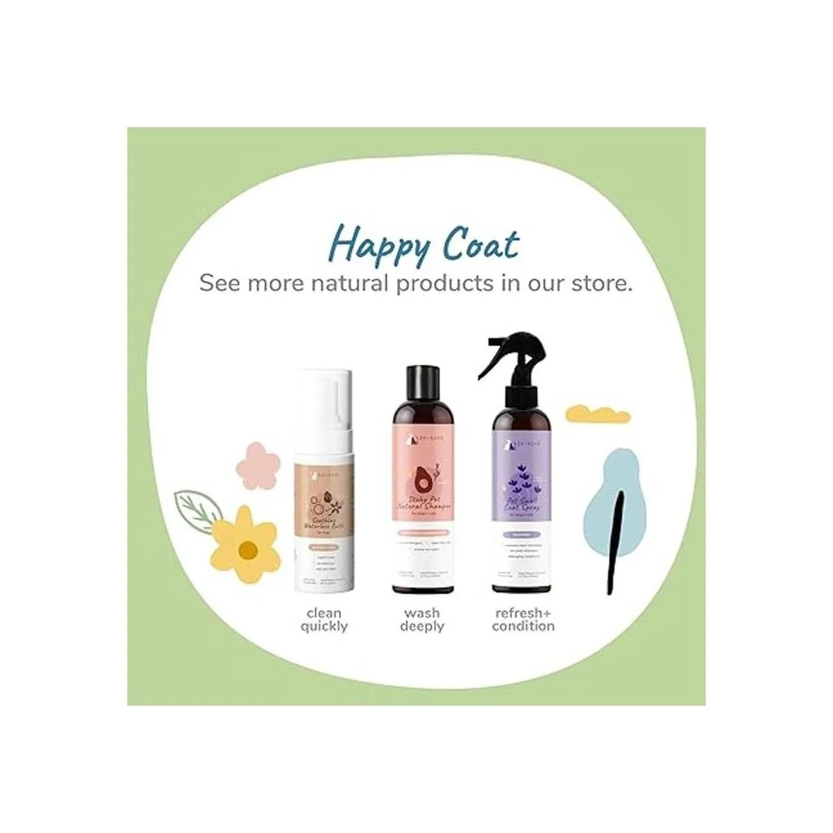 Champú seco para perros por kinkind. Champú sin agua para_5