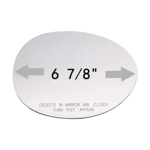 ReYee Espejo lateral de repuesto de vidrio para 2014_2