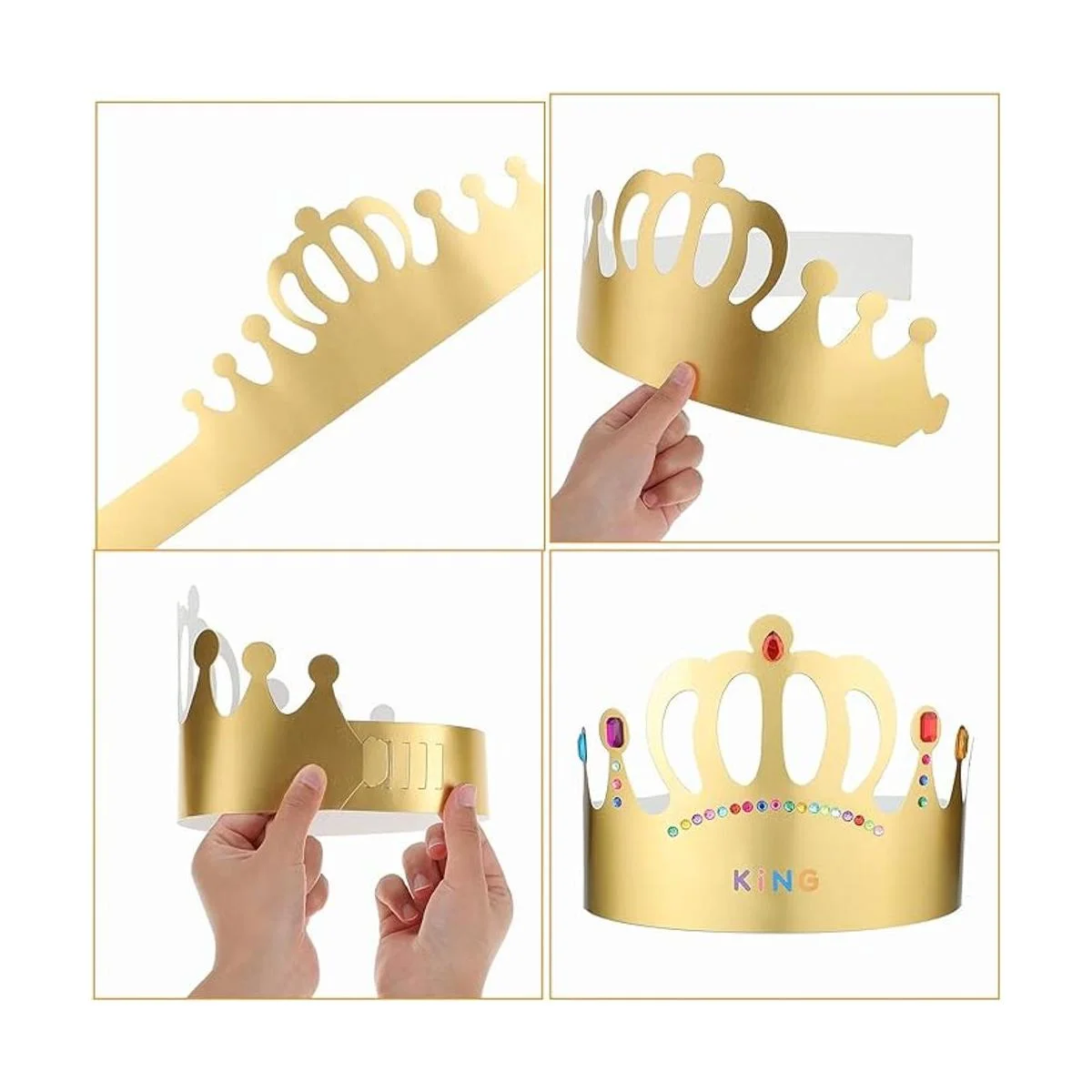 Crowns Pegatinas de coronas de princesa corona gemas_7