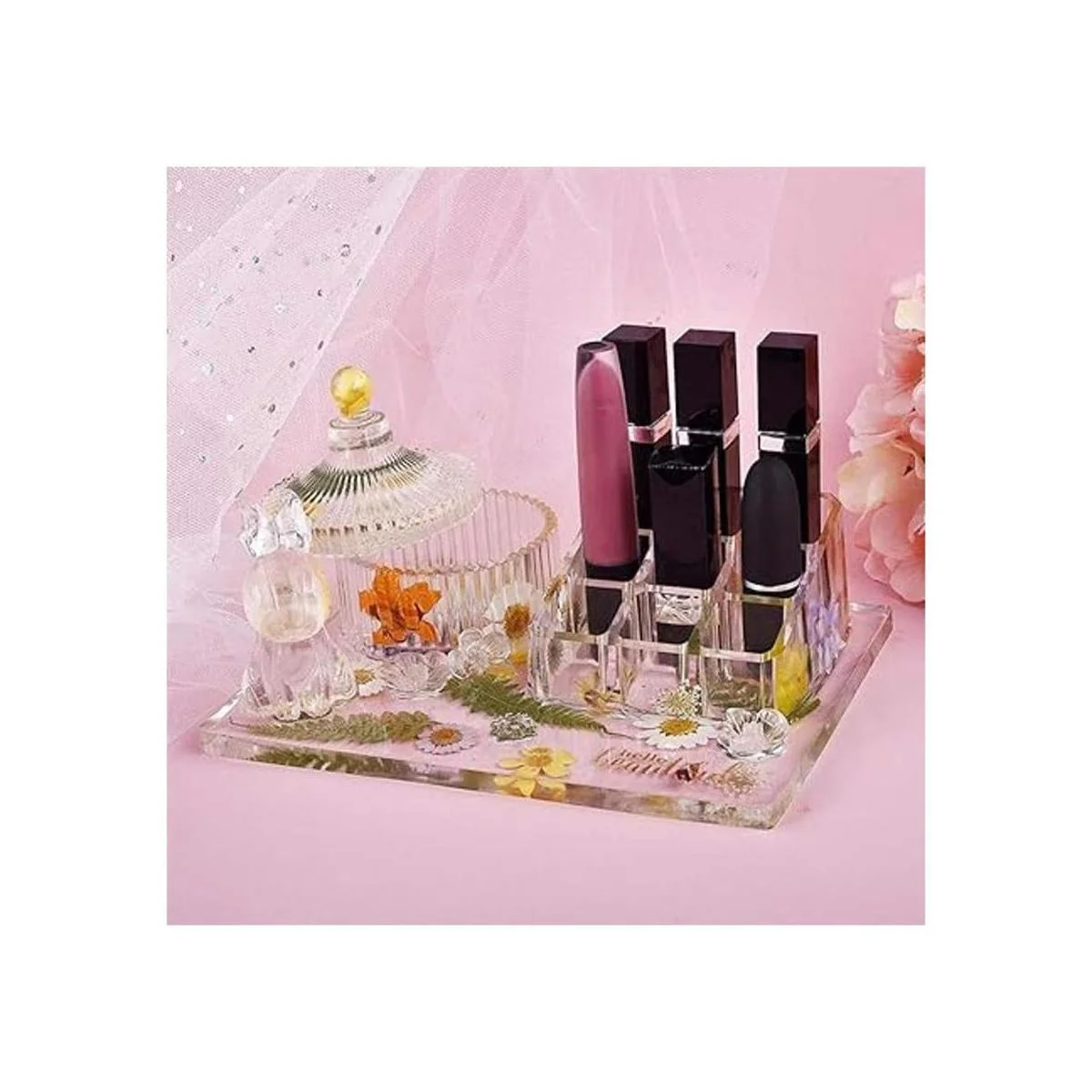 Shanglist Moldes de silicona para resina epoxi molde de_4