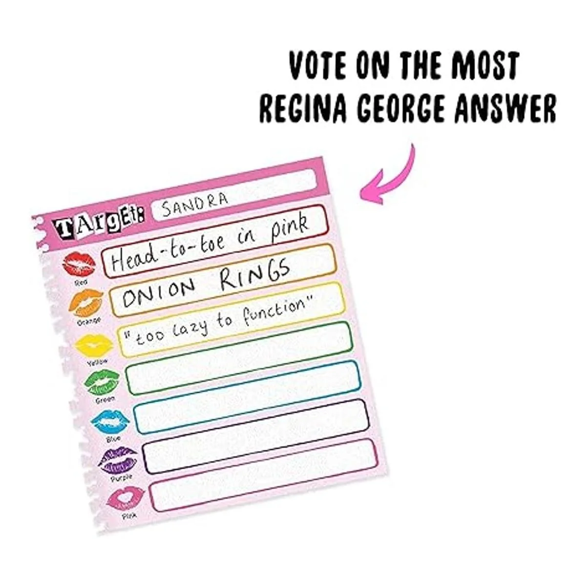 Mean Girls Burn Book Party Juego de cartas familiar_6