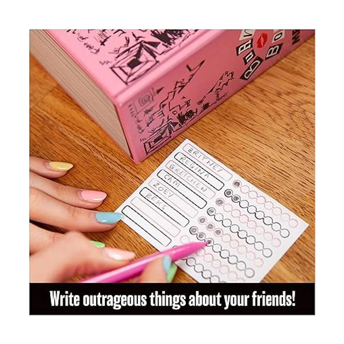 Mean Girls Burn Book Party Juego de cartas familiar_3
