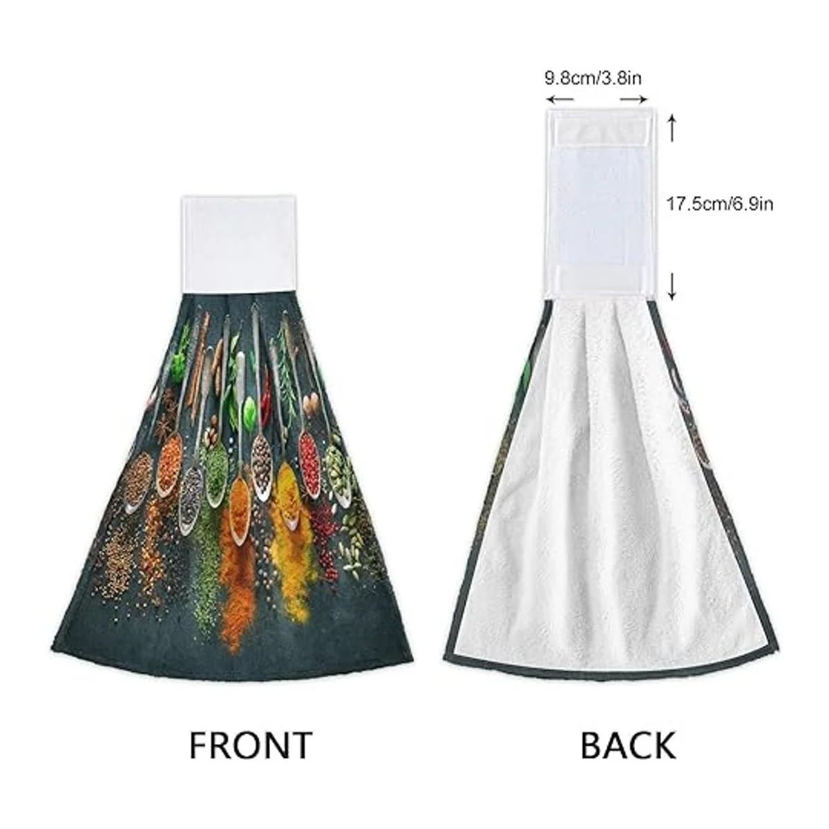 Aslsiy Juego de 2 toallas de cocina retro para colgar en_4