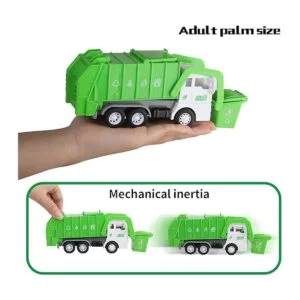 Juego de 3 vehículos de juguete camión de saneamiento_4