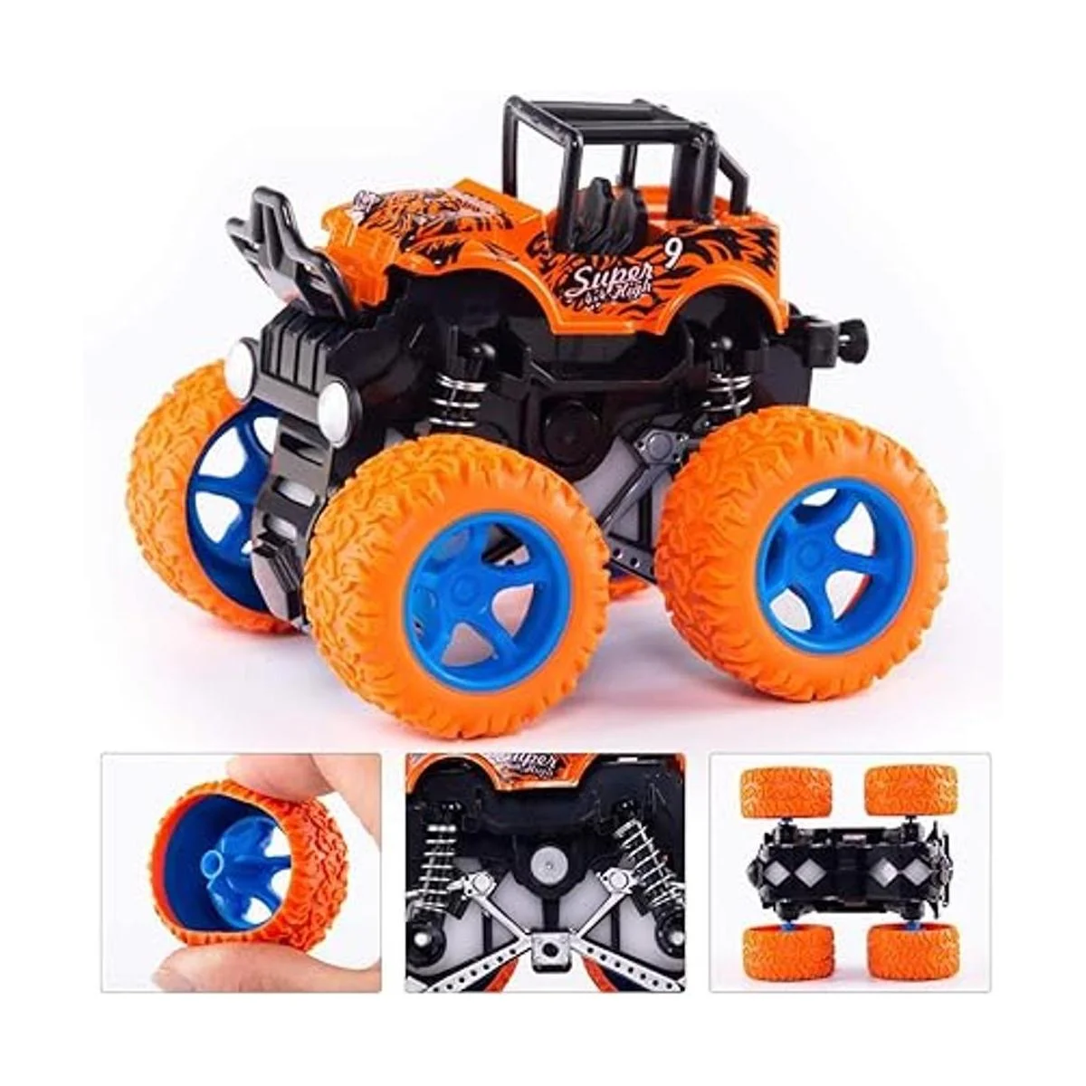 Monster Trucks para niños paquete de 4 vehículos para_5