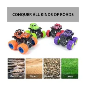 Monster Trucks para niños paquete de 4 vehículos para_6