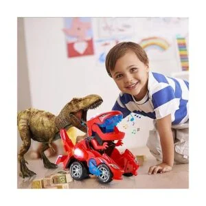 Juguetes transformadores de coche de dinosaurio coche LED_4