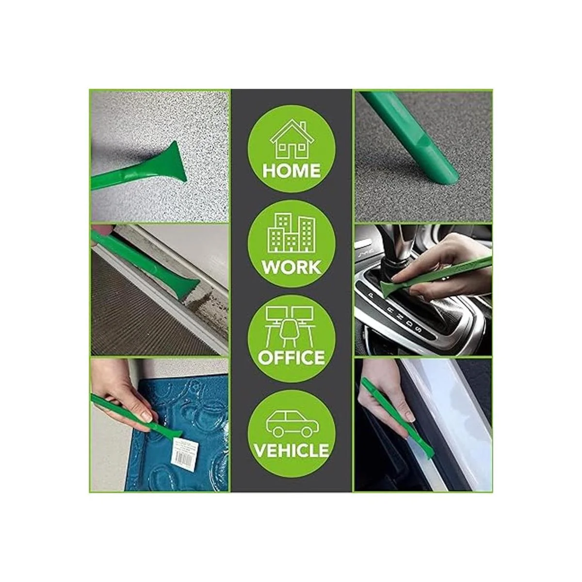 Scrigit Rascador de plástico de hoja ancha que no raya_5