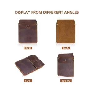 RingSun RS10 Protector de bolsillo de cuero genuino para_3