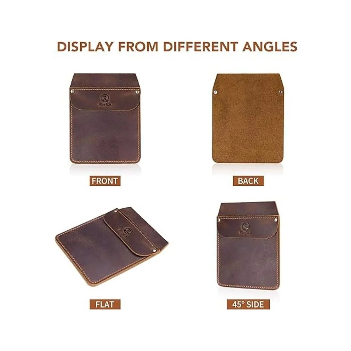 RingSun RS10 Protector de bolsillo de cuero genuino para_3