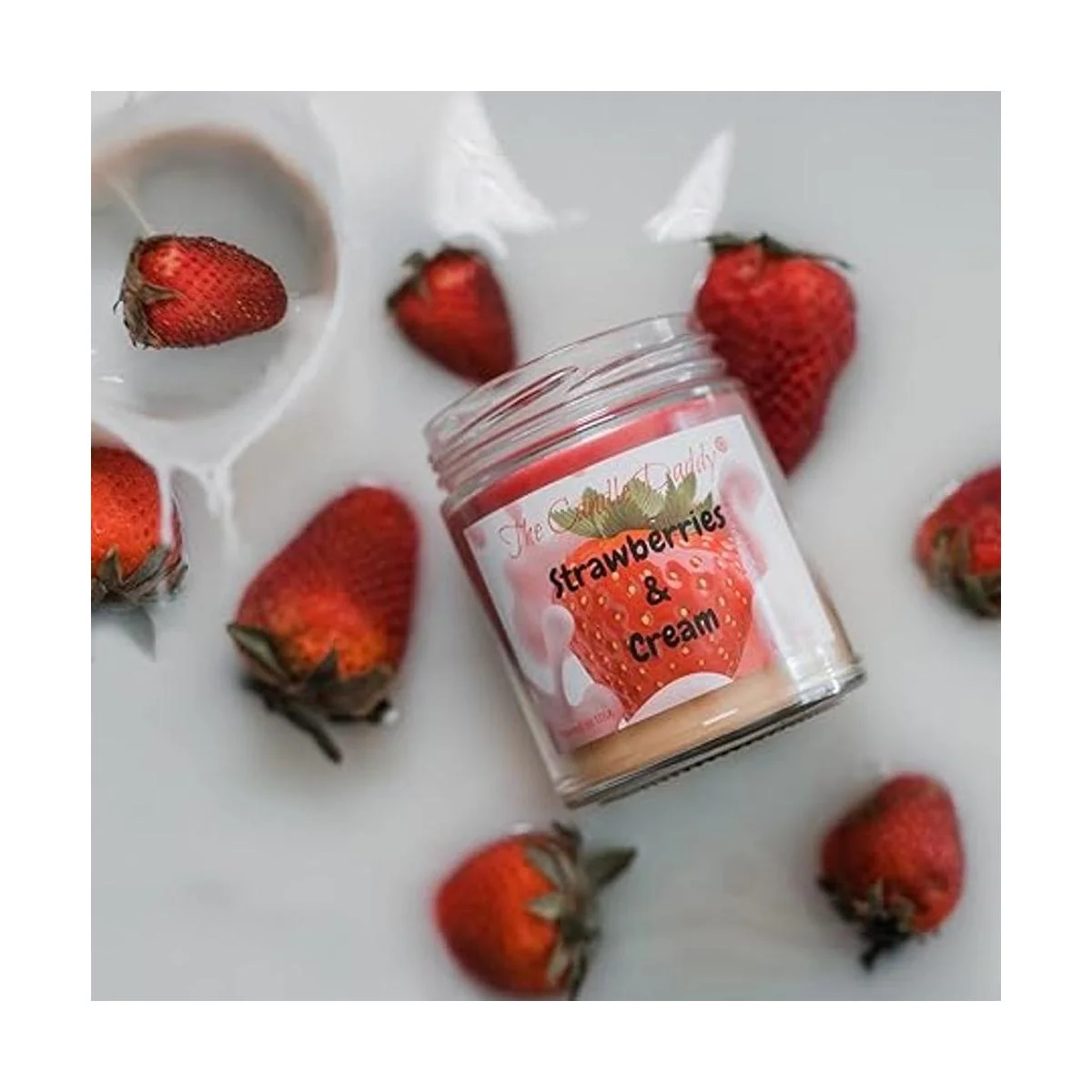 The Candle Daddy Fresas y crema Dulce fresa con crema_2