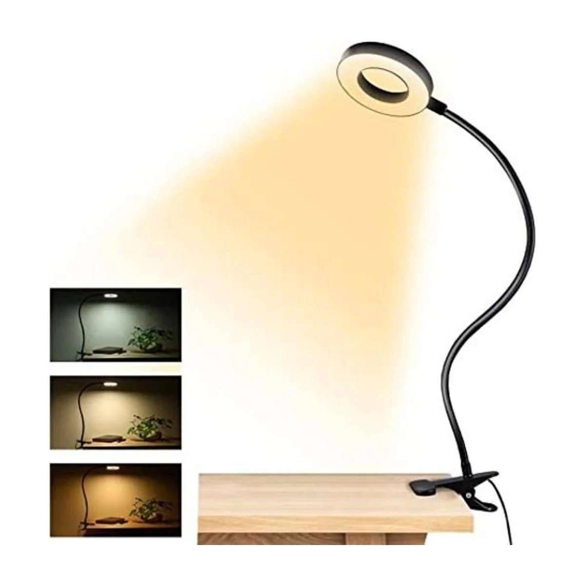 Luces de lectura con clip 48 luces LED USB de escritorio_1