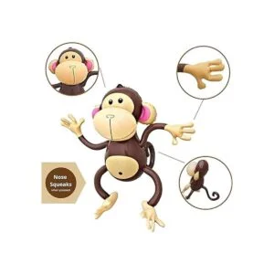 4Es Novelty Mono inflable paquete de 4 monos colgantes_6