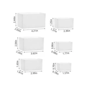 Gartful Moldes de resina rectangulares 6 piezas de_2