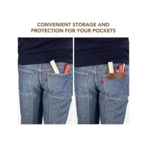 RingSun RS10 Protector de bolsillo de cuero genuino para_5