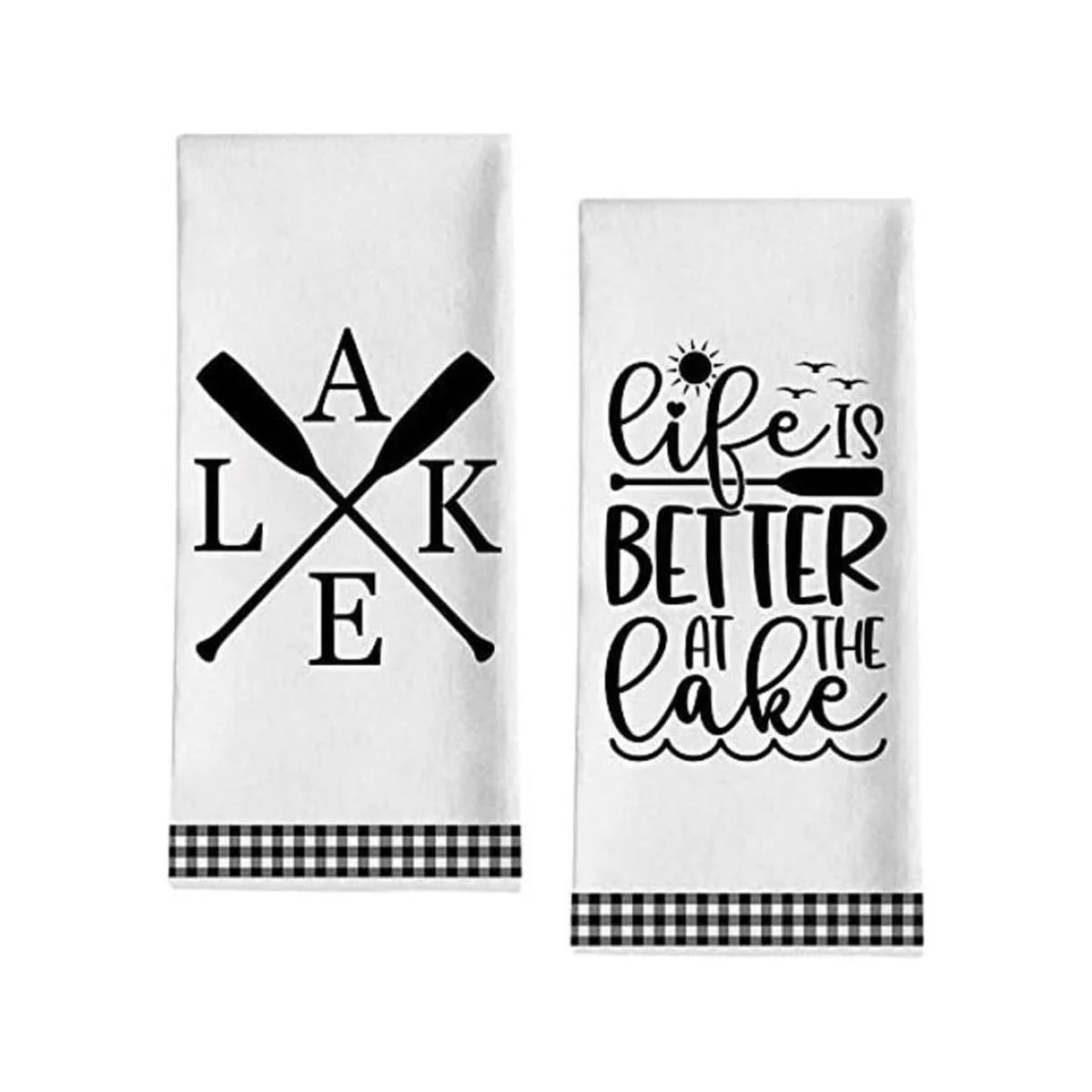 Seliem Life is Better at The Lake House Toalla de cocina_1