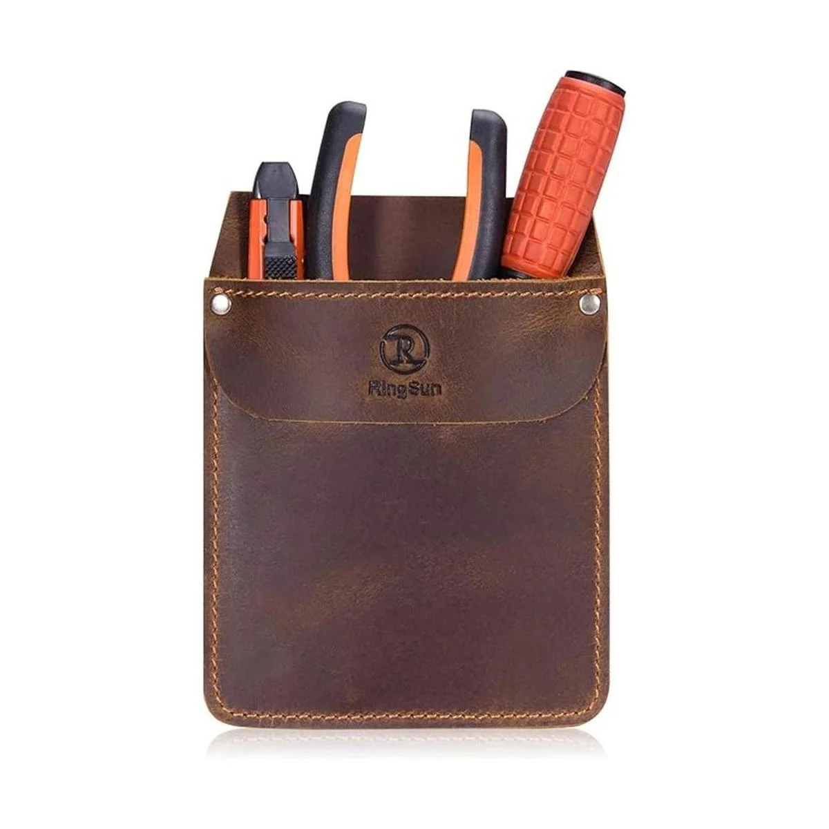 RingSun RS10 Protector de bolsillo de cuero genuino para_1