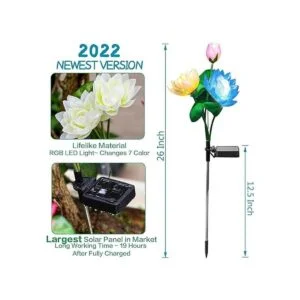 TONULAX Luces solares de jardín 2022 luces solares de_2