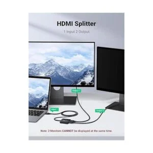 UGREEN Interruptor HDMI 4K a 60 Hz con cable HDMI de 3.3_3