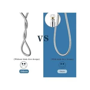 BRIGHT SHOWERS Manguera de ducha para cabezales de ducha_5