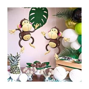 4Es Novelty Mono inflable paquete de 4 monos colgantes_2