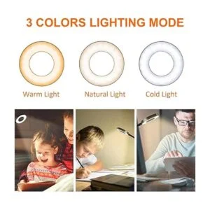 Luces de lectura con clip 48 luces LED USB de escritorio_4