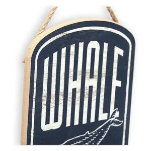 Open Road Brands Letrero colgante de Whale Hello There_4