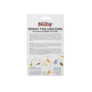 Nuby Penny The Unicorn Juguete mordedor súper suave con_5