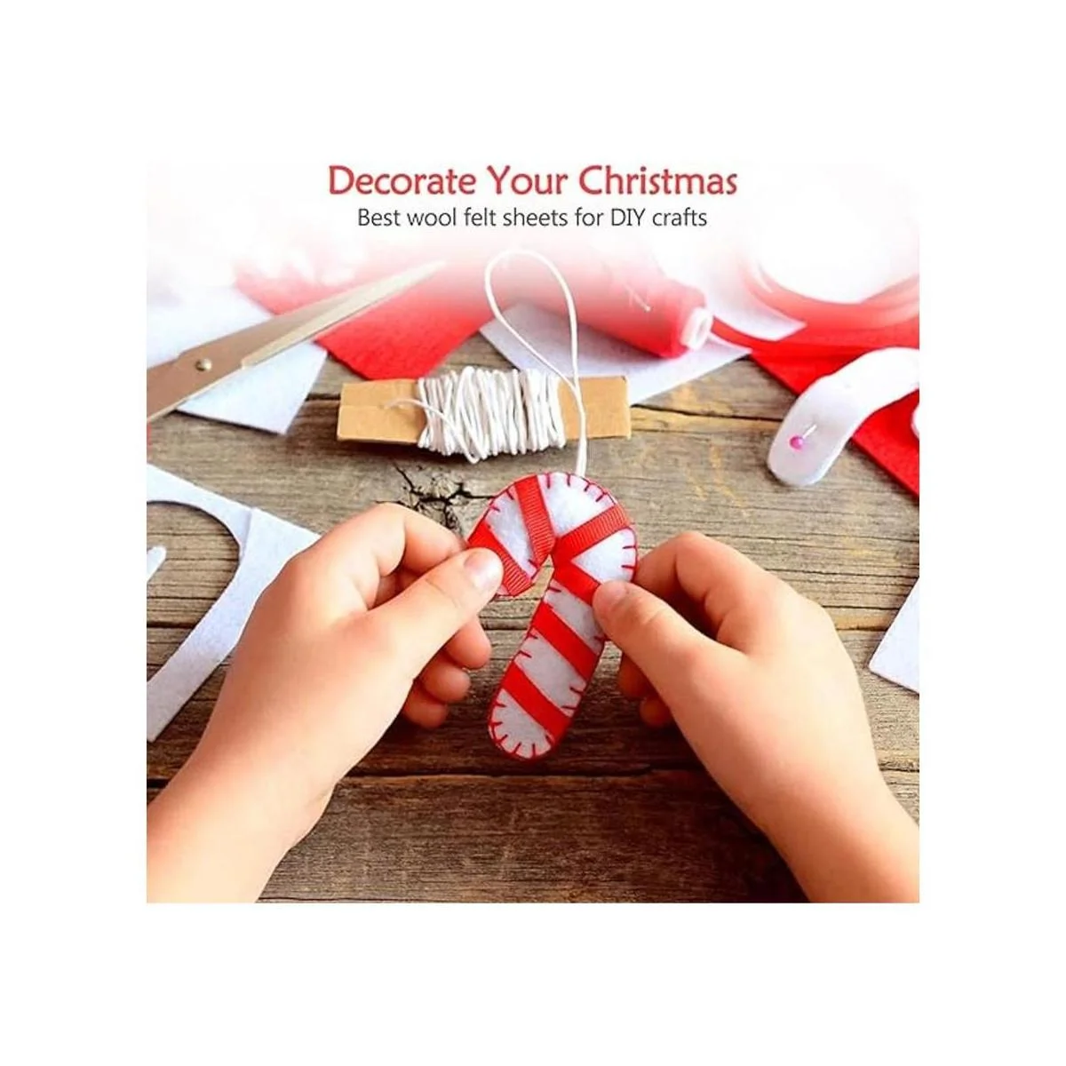 Juego de 20 hojas de fieltro para manualidades 8 x 12_2